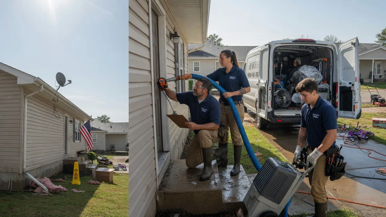 Ceiling Water Damage Restoration in West Liberty, OH near me